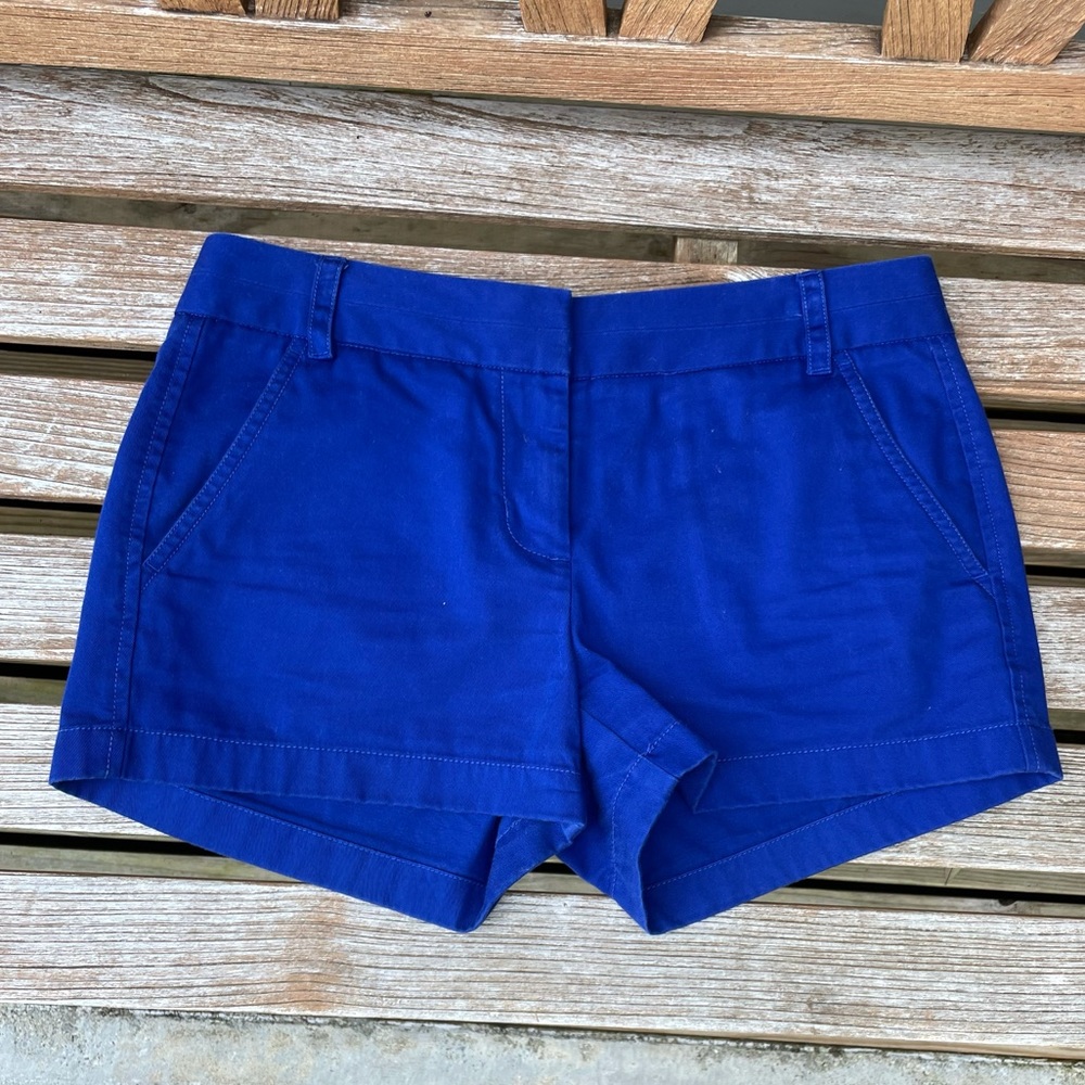J.Crew vintage chino shorts — blue